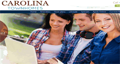 Desktop Screenshot of carolinatownhomes.com